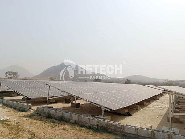 solar energy system for poultry farm